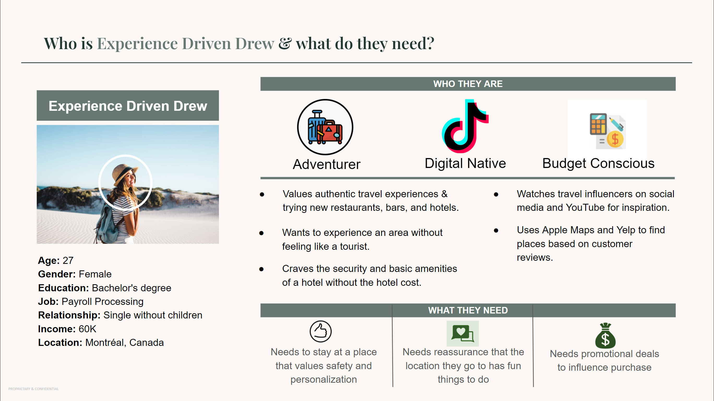 Experience Driven Drew User Persona
